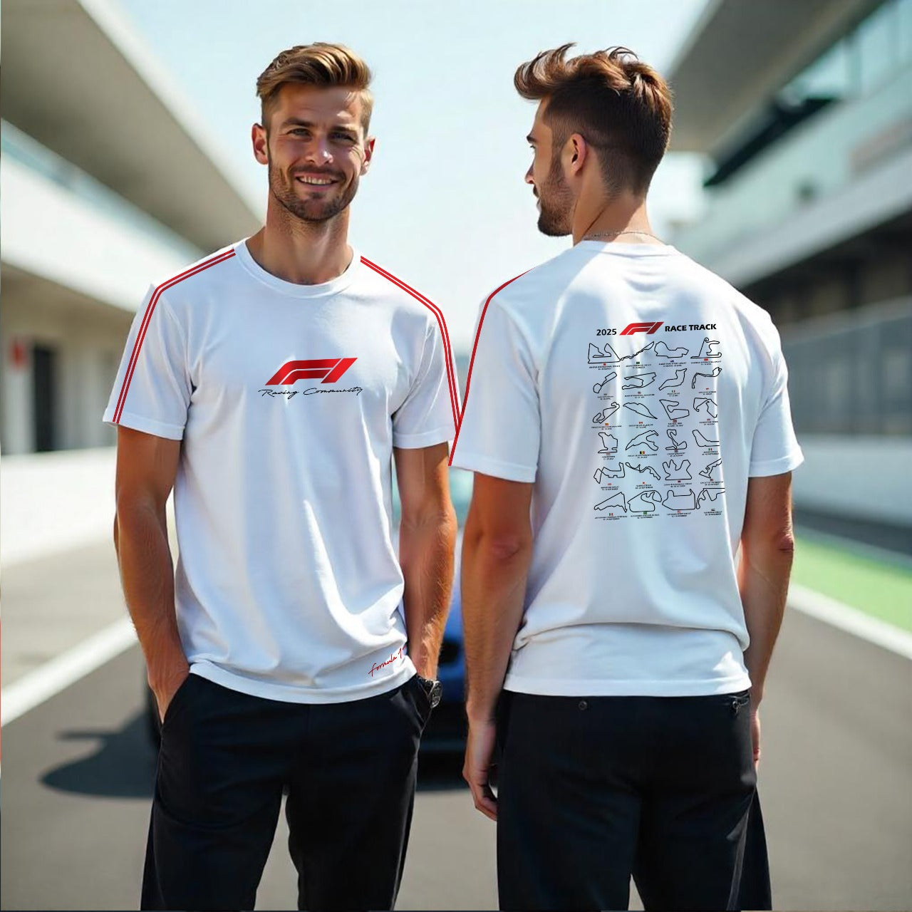 Establiss F1 Race Track T-Shirt | Premium Motorsport & Formula 1 Streetwear