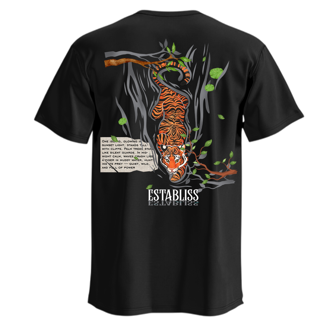 Establiss Tiger T-shirt – Premium Animal Graphic Streetwear