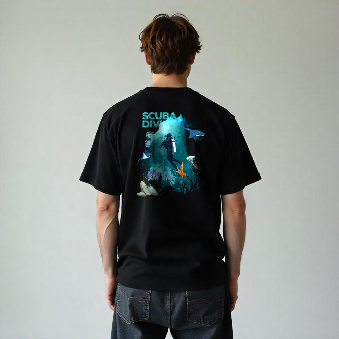 Establiss Scuba Diving T-shirt – Premium Ocean Adventure Inspired Streetwear