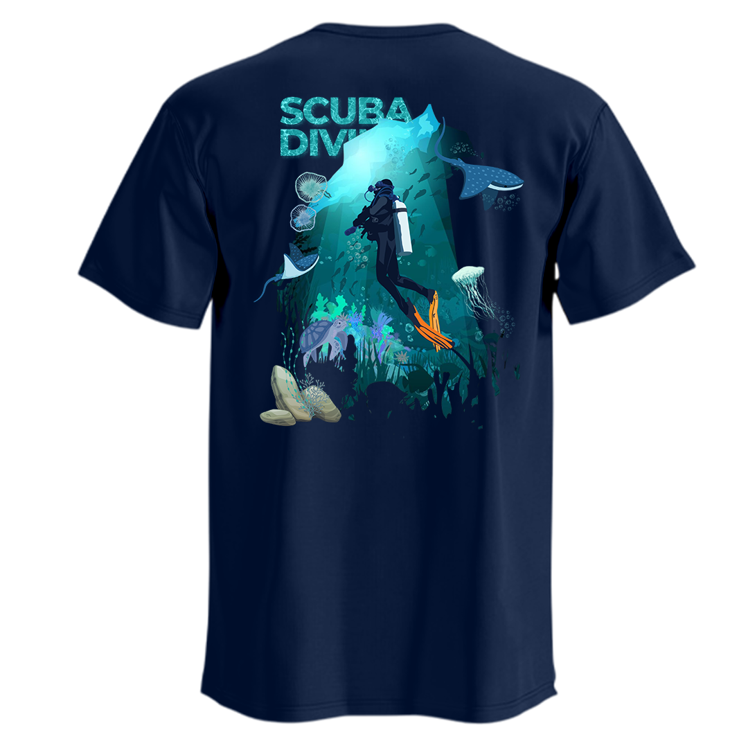 Establiss Scuba Diving T-shirt – Premium Ocean Adventure Inspired Streetwear