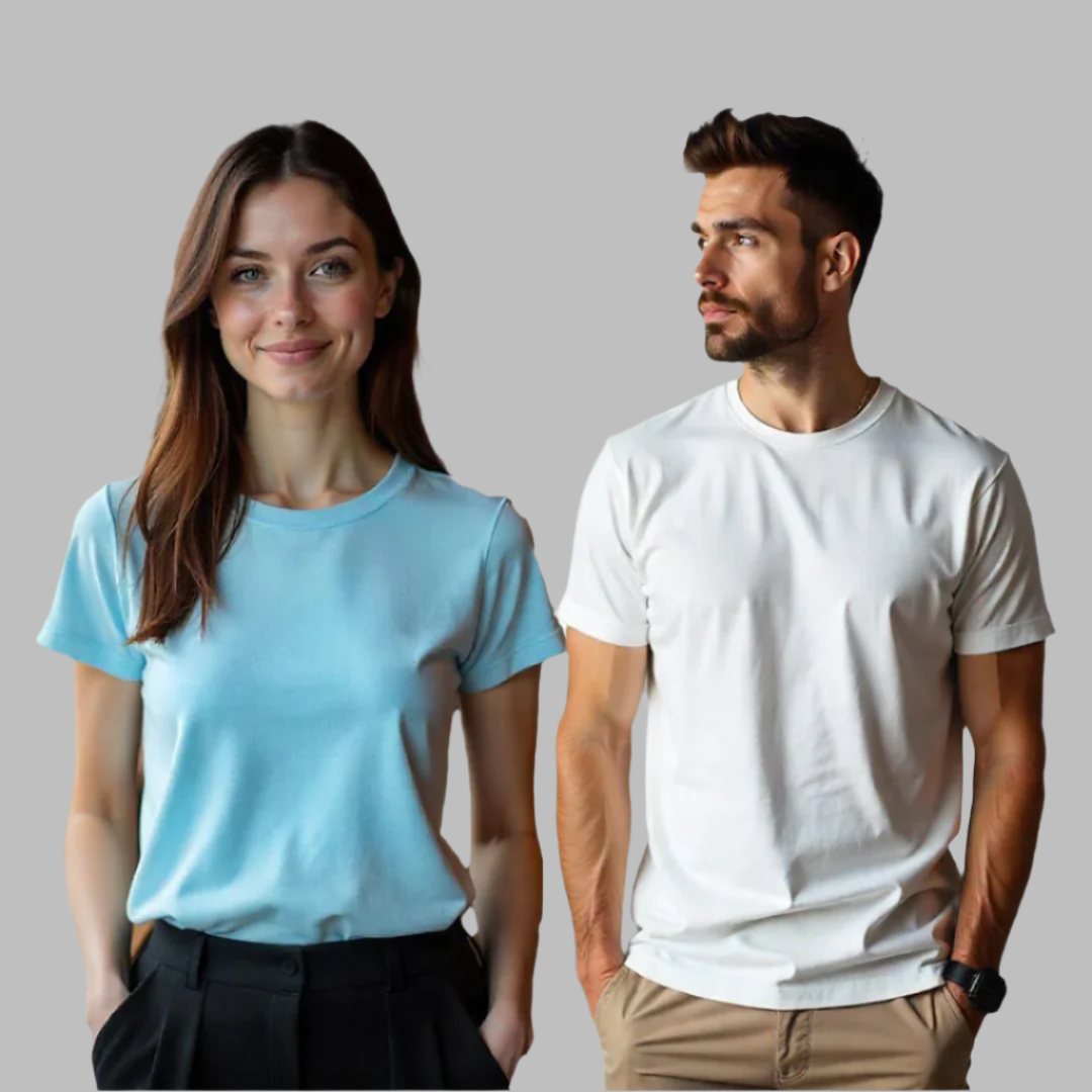 Establiss Pack Of 2 CEO T-shirts- White, Shark Grey