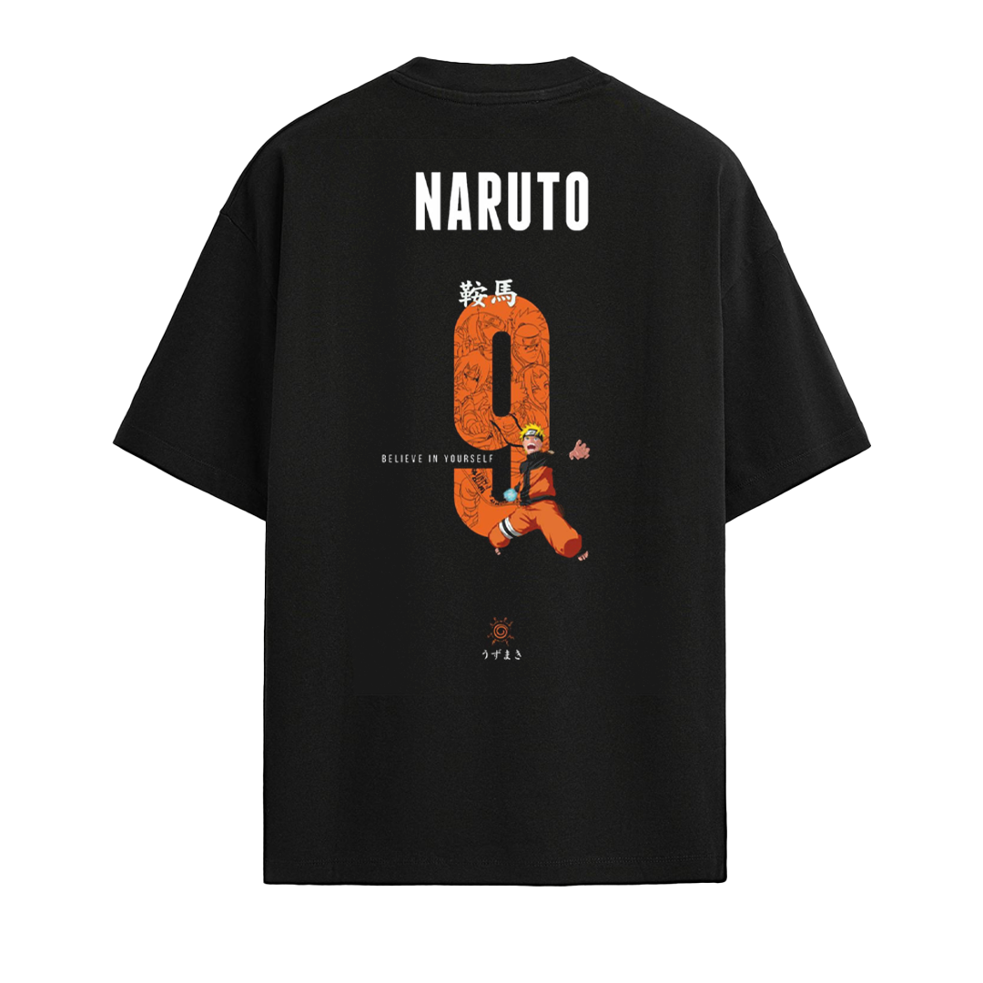 Establiss Naruto Oversized T-Shirt | Premium Anime & Streetwear Graphic Tee