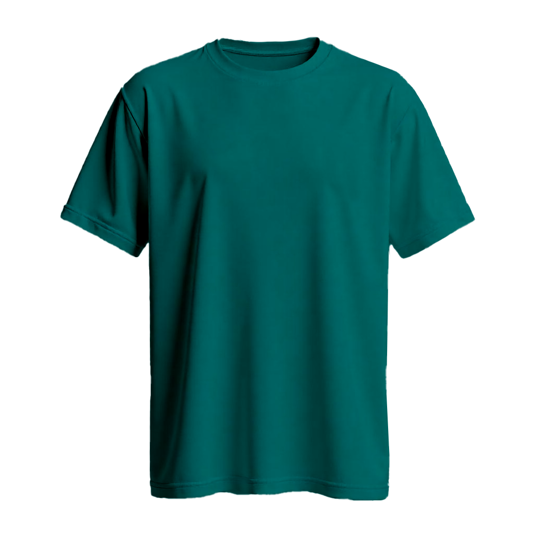 Aqua Teal T-shirt |Ultra Premium Fabric|240 GSM| Cotton French Terry| Regular Fit| Men& Women|