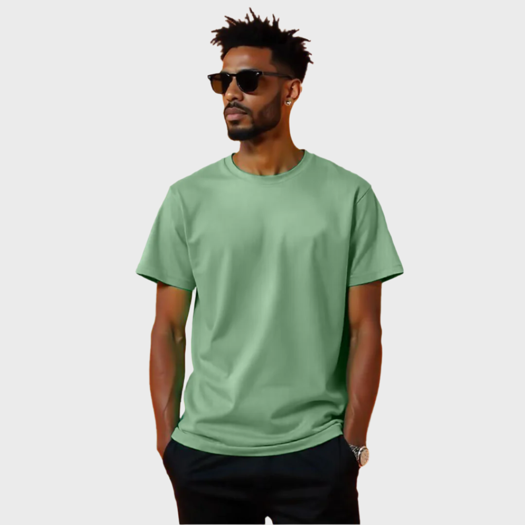 Mint Green T-shirt |Ultra Premium Fabric|240 GSM| Cotton French Terry| Regular Fit| Men& Women|