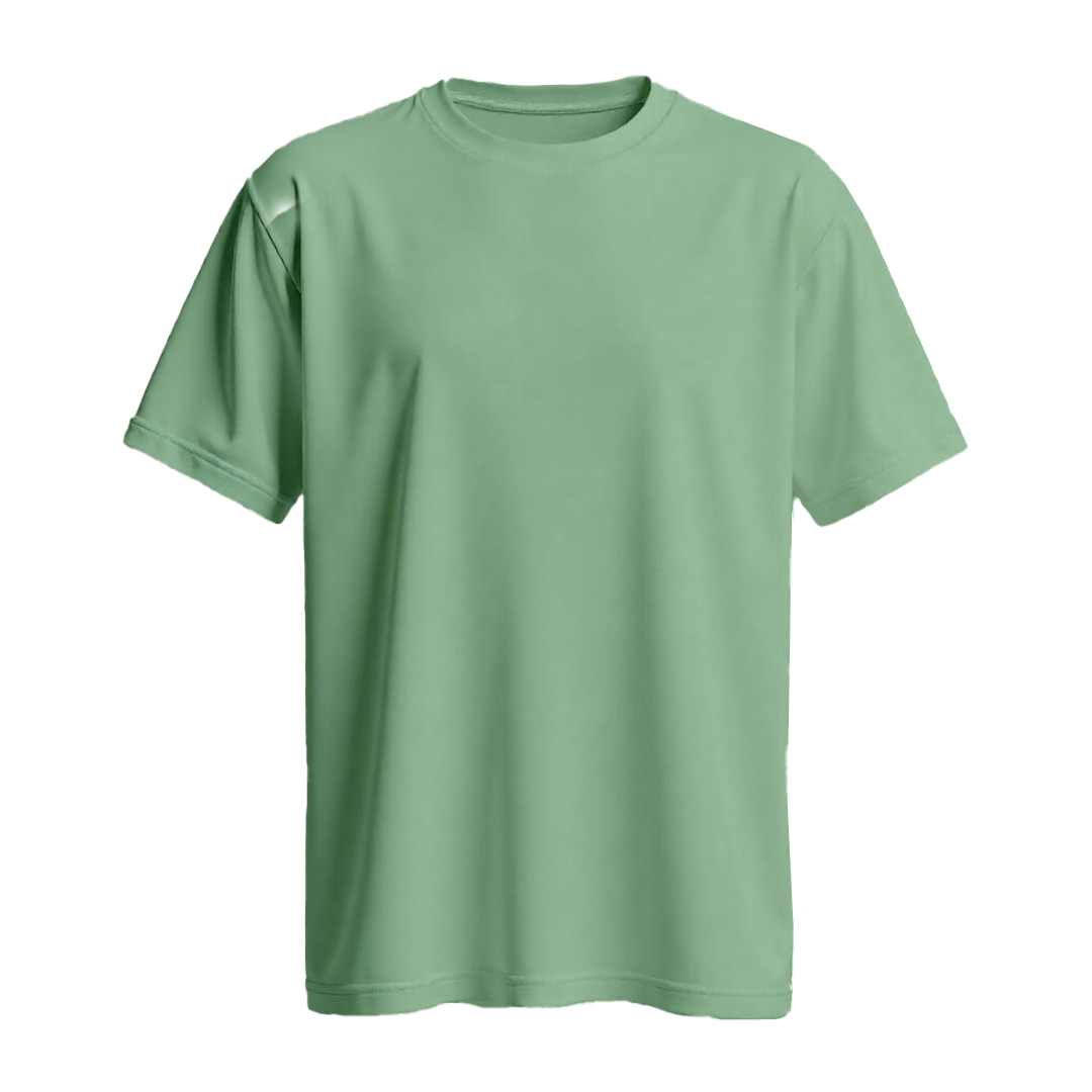 Mint Green T-shirt |Ultra Premium Fabric|240 GSM| Cotton French Terry| Regular Fit| Men& Women|
