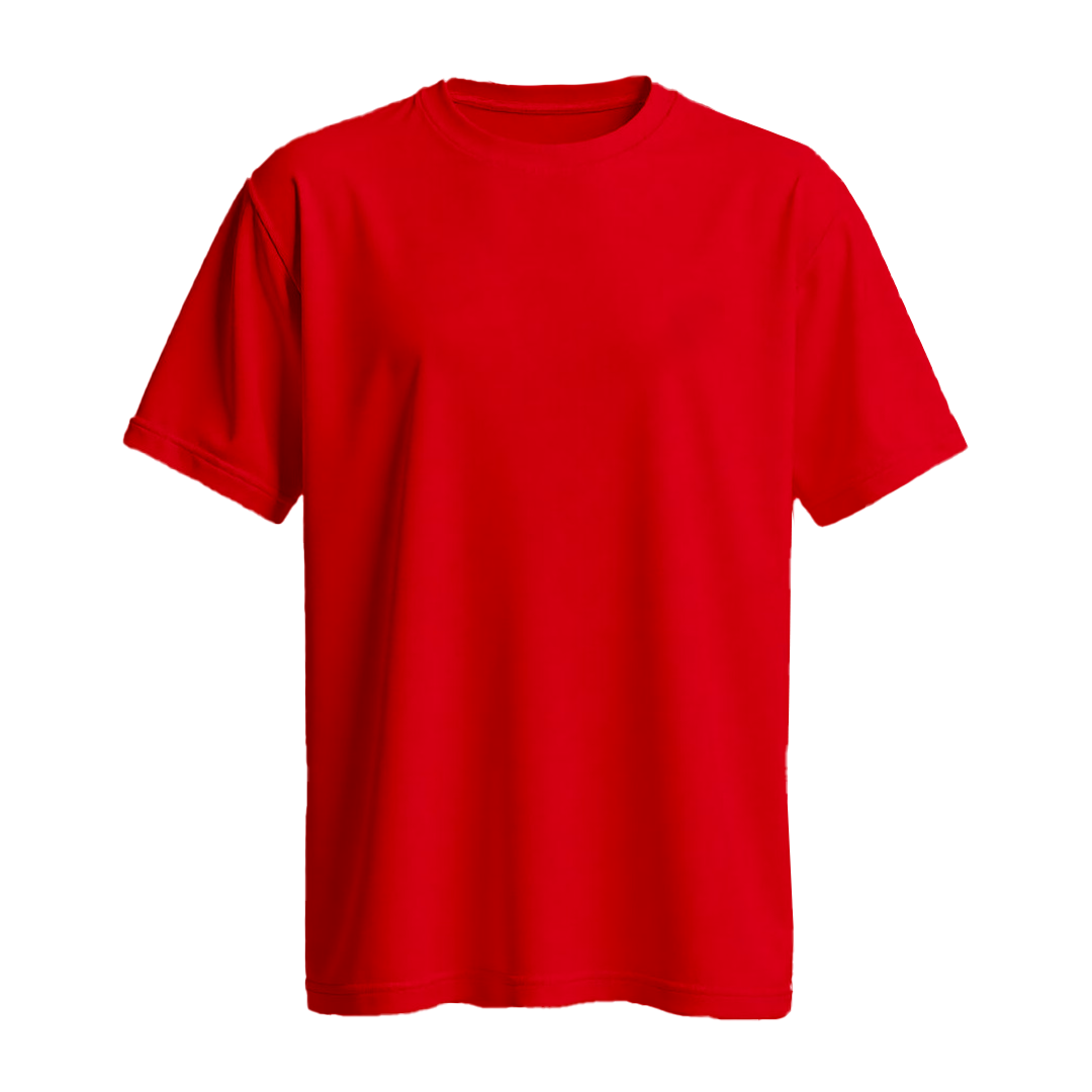 Red T-shirt |Ultra Premium Fabric|240 GSM| Cotton French Terry| Regular Fit| Men& Women|