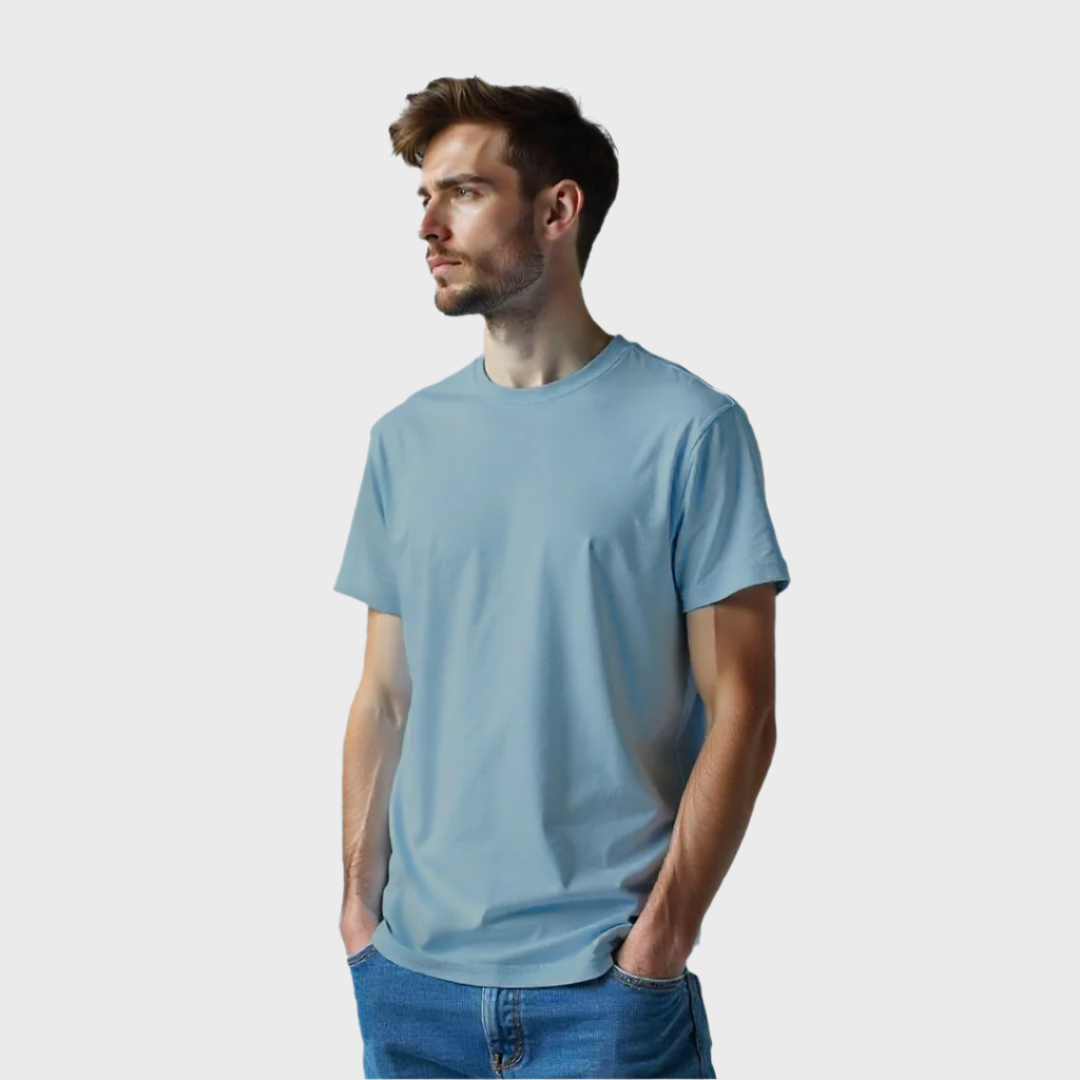 Shark Grey T-shirt |Ultra Premium Fabric|240 GSM| Cotton French Terry| Regular Fit| Men& Women|