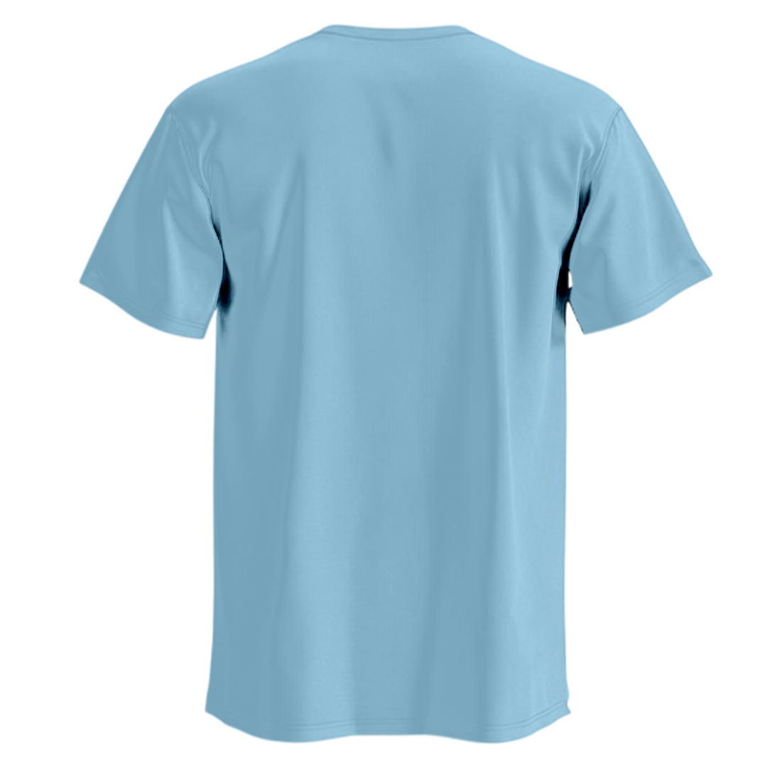 Sky Blue T-shirt |Ultra Premium Fabric|240 GSM| Cotton French Terry| Regular Fit| Men& Women|
