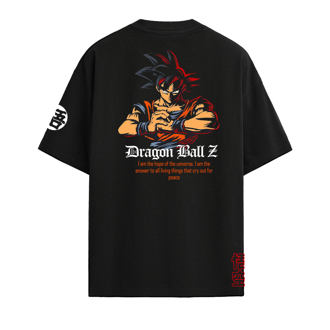 Establiss Goku Oversized Black T-shirt
