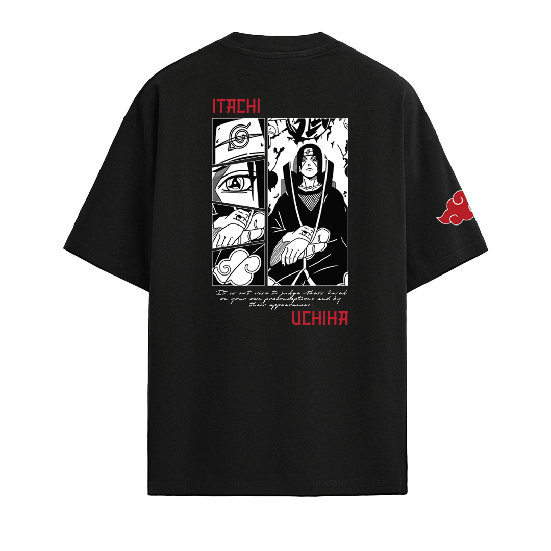 Establiss Itachi Oversized Black T-shirt