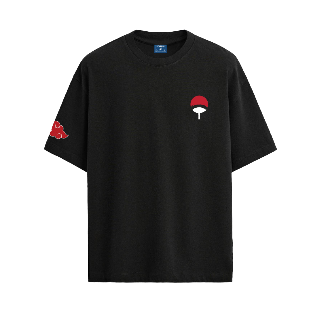 Establiss Itachi Oversized Black T-shirt