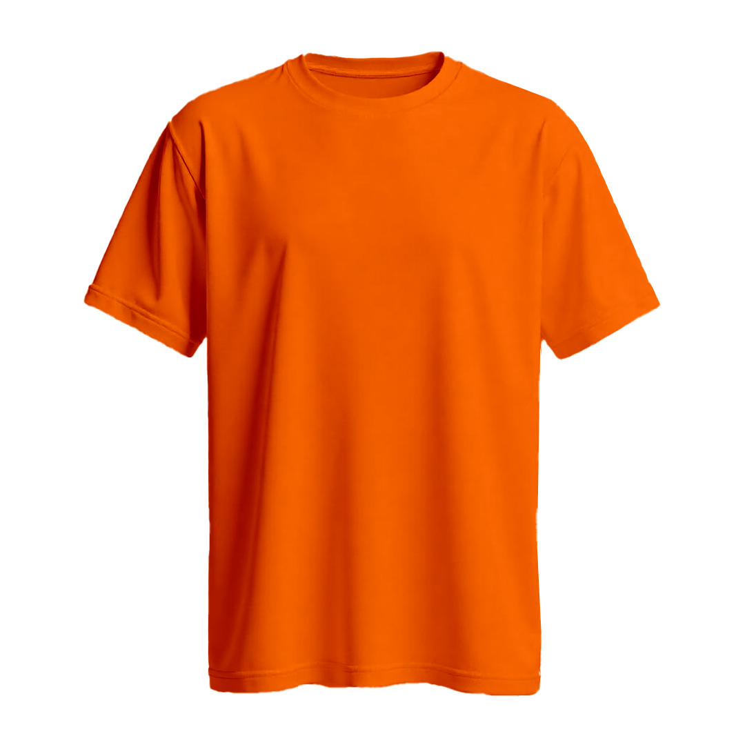 Orange T-shirt |Ultra Premium Fabric|240 GSM| Cotton French Terry| Regular Fit| Men& Women