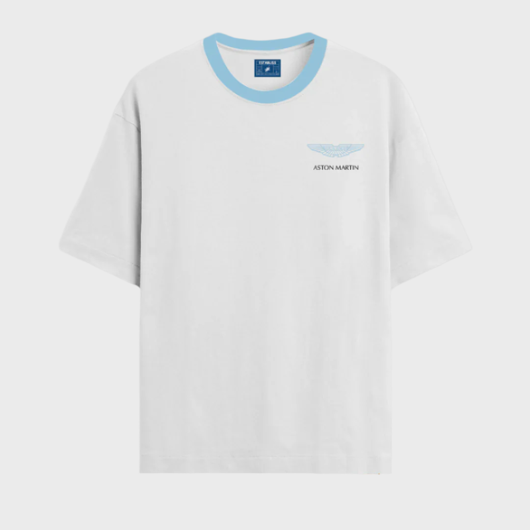 Establiss Oversized Aston Martin White T-shirt