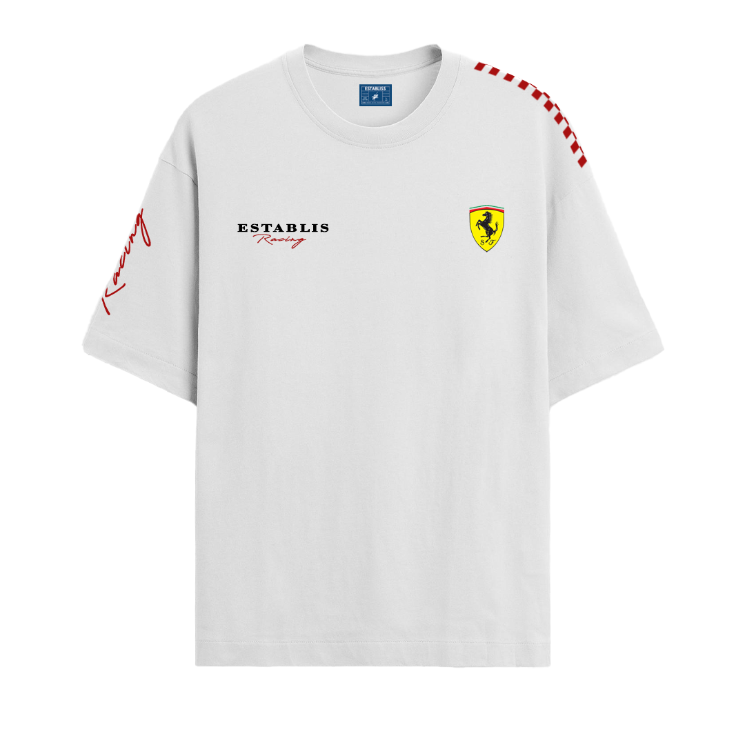 Establiss Oversized Ferrari Lewis T-shirt