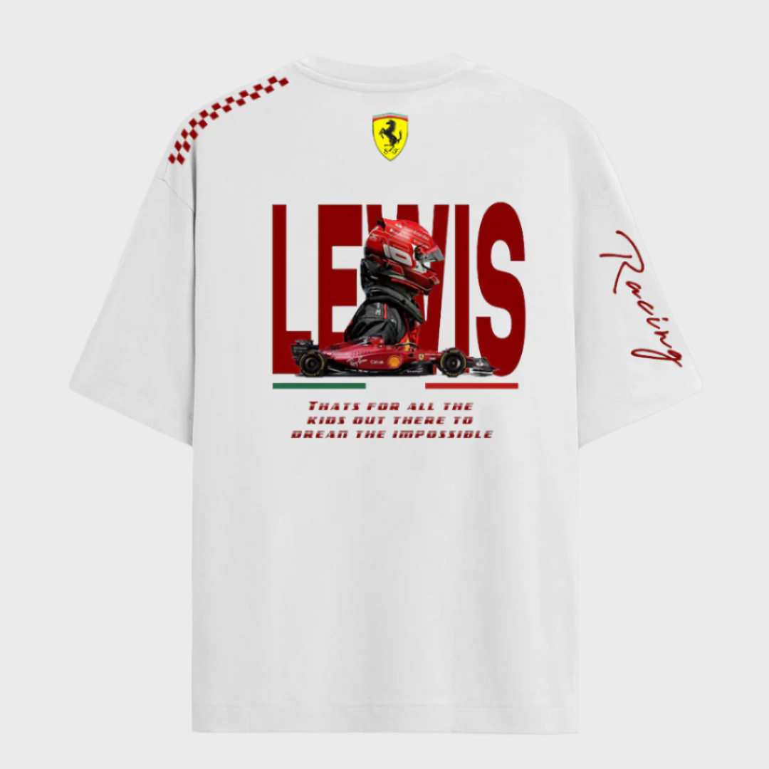 Establiss Oversized Ferrari Lewis T-shirt