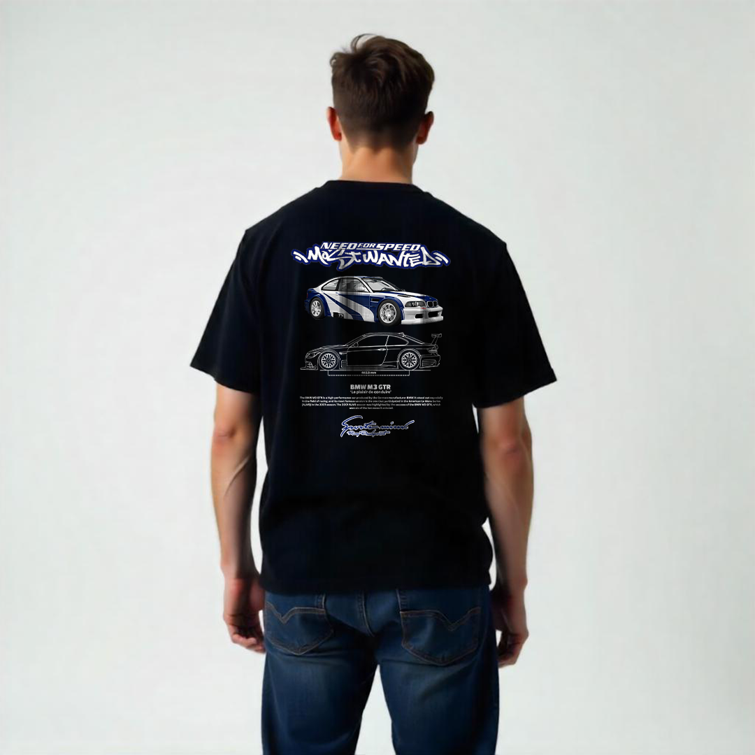 Establiss Oversized BMW M3 GTR T-Shirt | Premium Motorsport & Car Streetwear