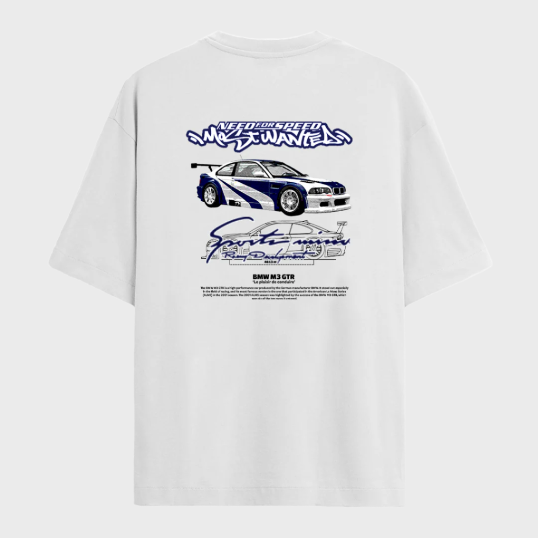 Establiss Oversized BMW M3 GTR T-Shirt | Premium Motorsport & Car Streetwear