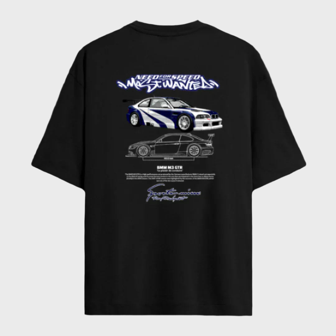 Establiss Oversized BMW M3 GTR T-Shirt | Premium Motorsport & Car Streetwear