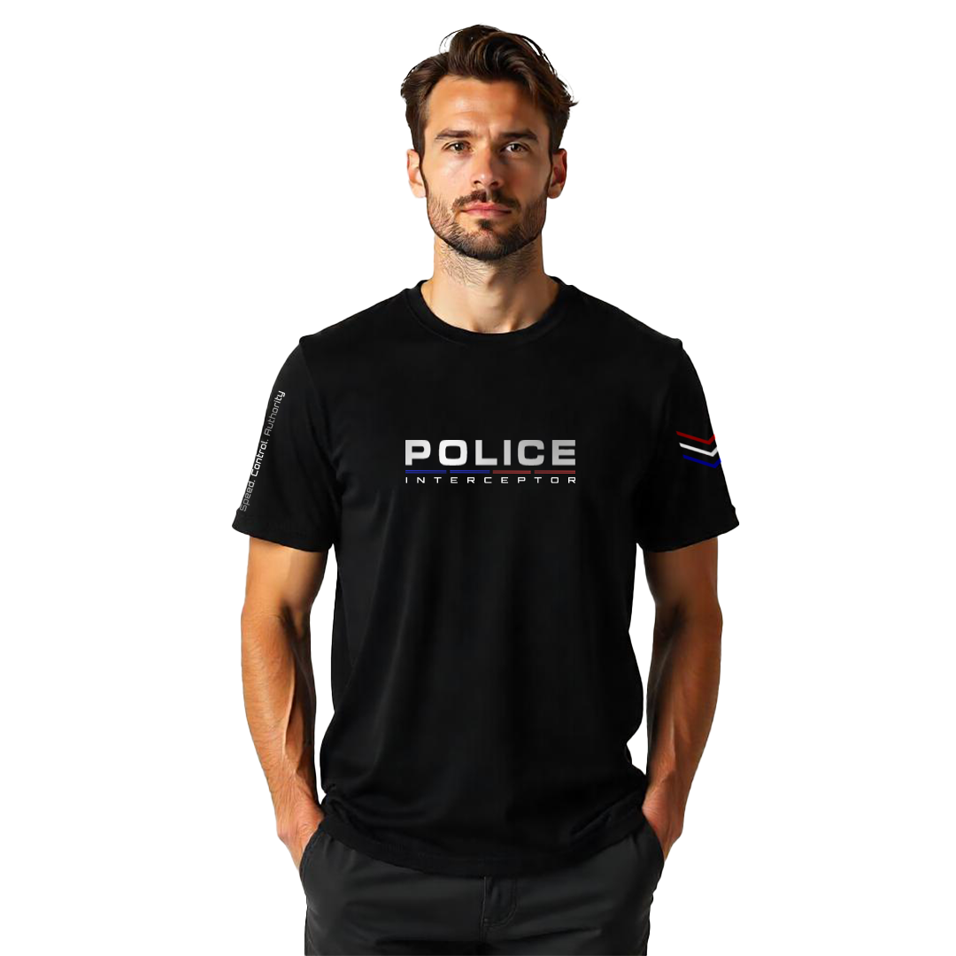 Establiss Police Black T-shirt