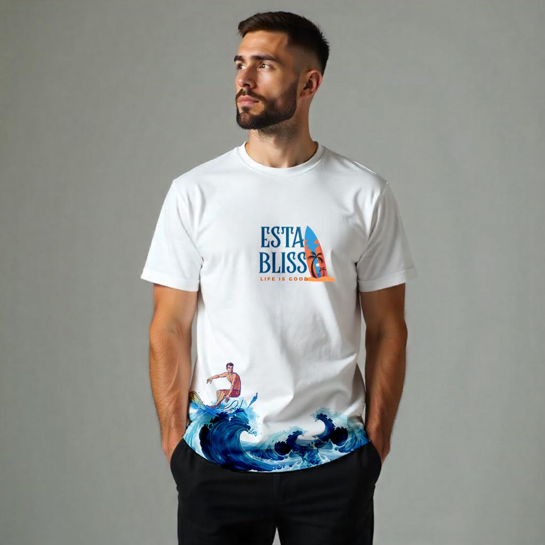 Establiss Beach Day Graphic T-shirt
