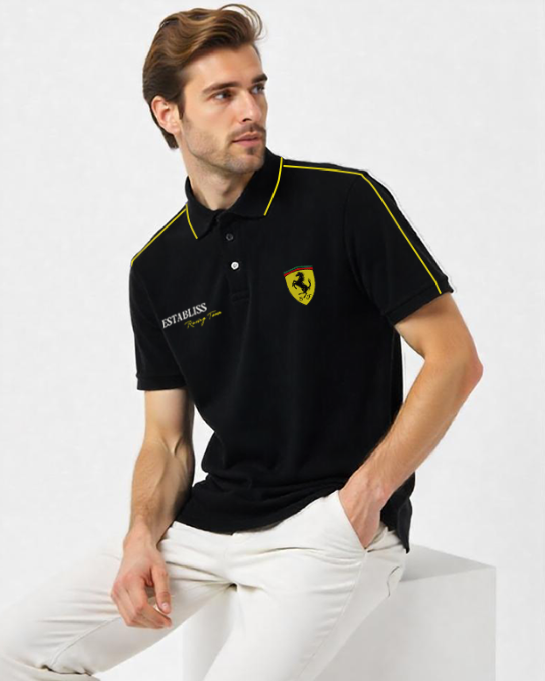 Establiss SF Theme Regular Fit Polo T-shirt