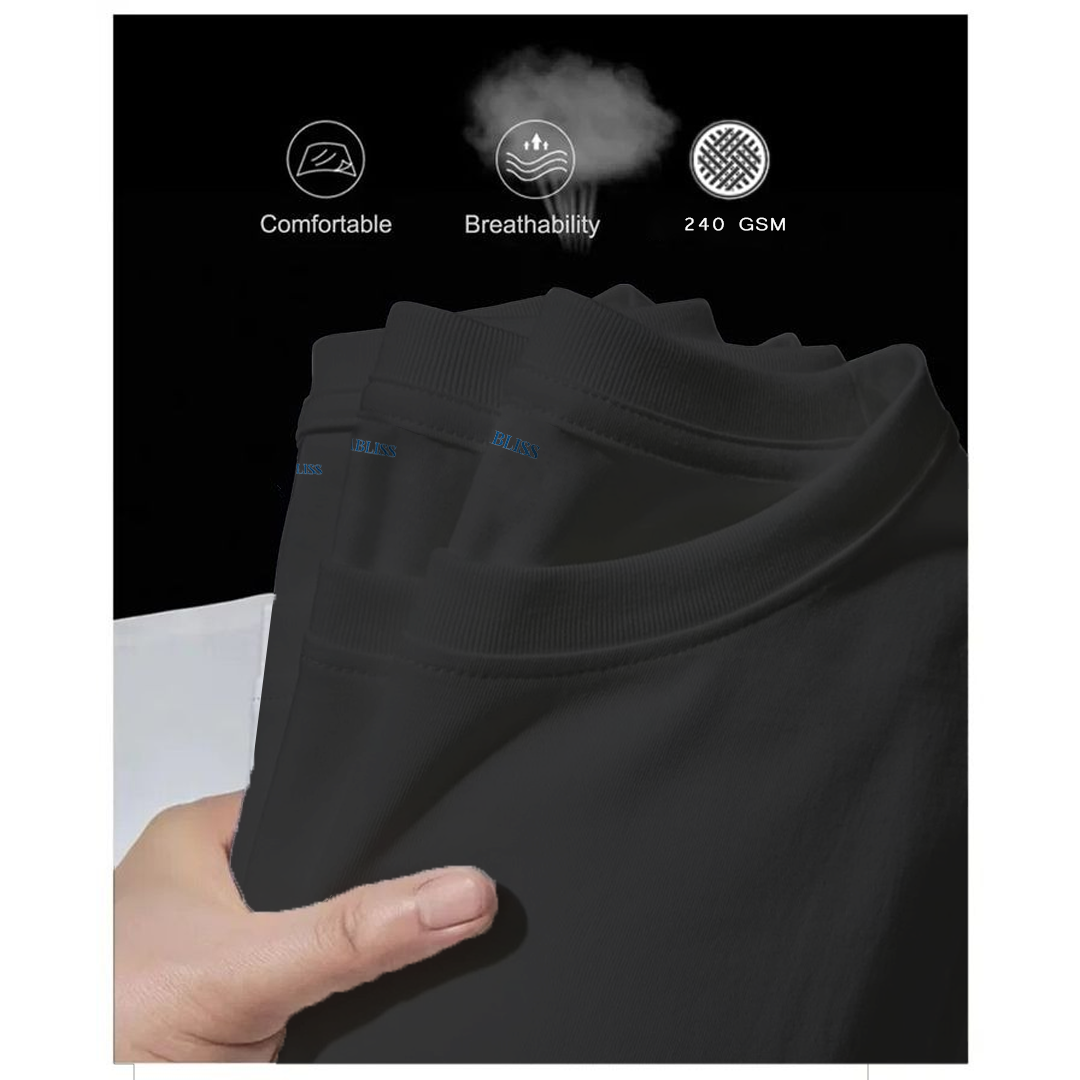 Establiss Oversized Fearless Black T-Shirt | Premium Streetwear & Graphic Tee
