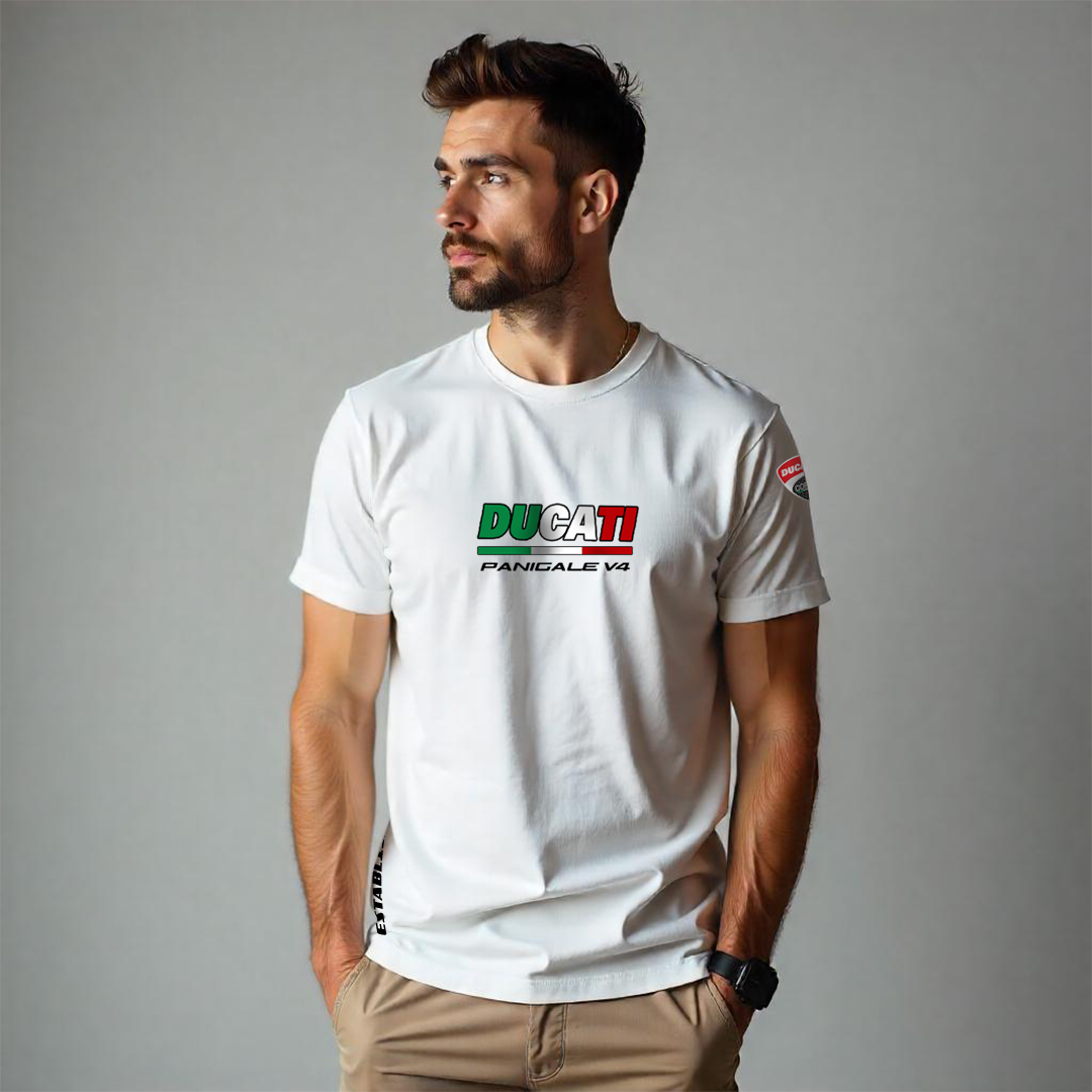 Establiss Ducati Italy Tri-Colors T-Shirt