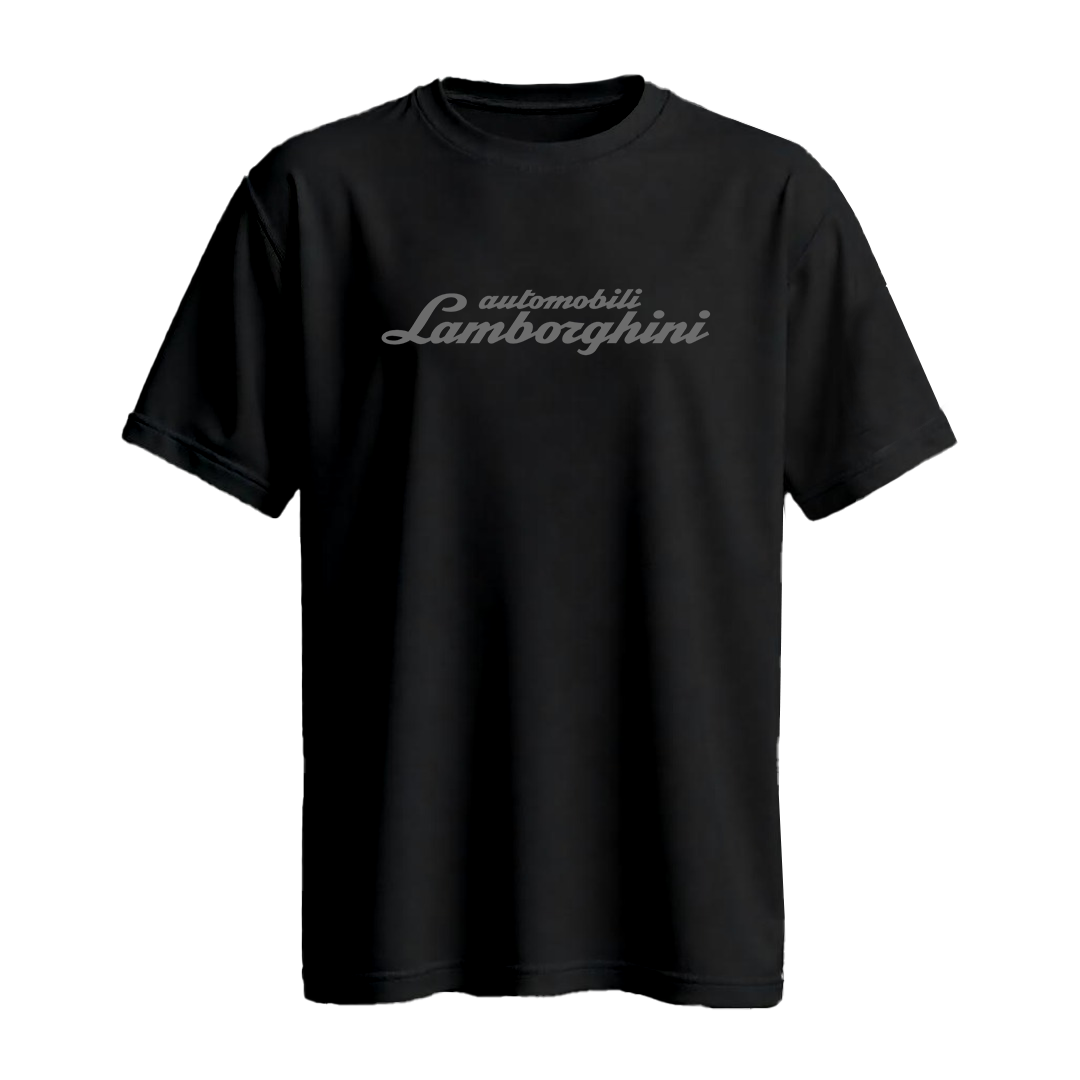 Establiss Lamborghini Logo Embroidery T-Shirt | Premium Luxury Supercar Streetwear