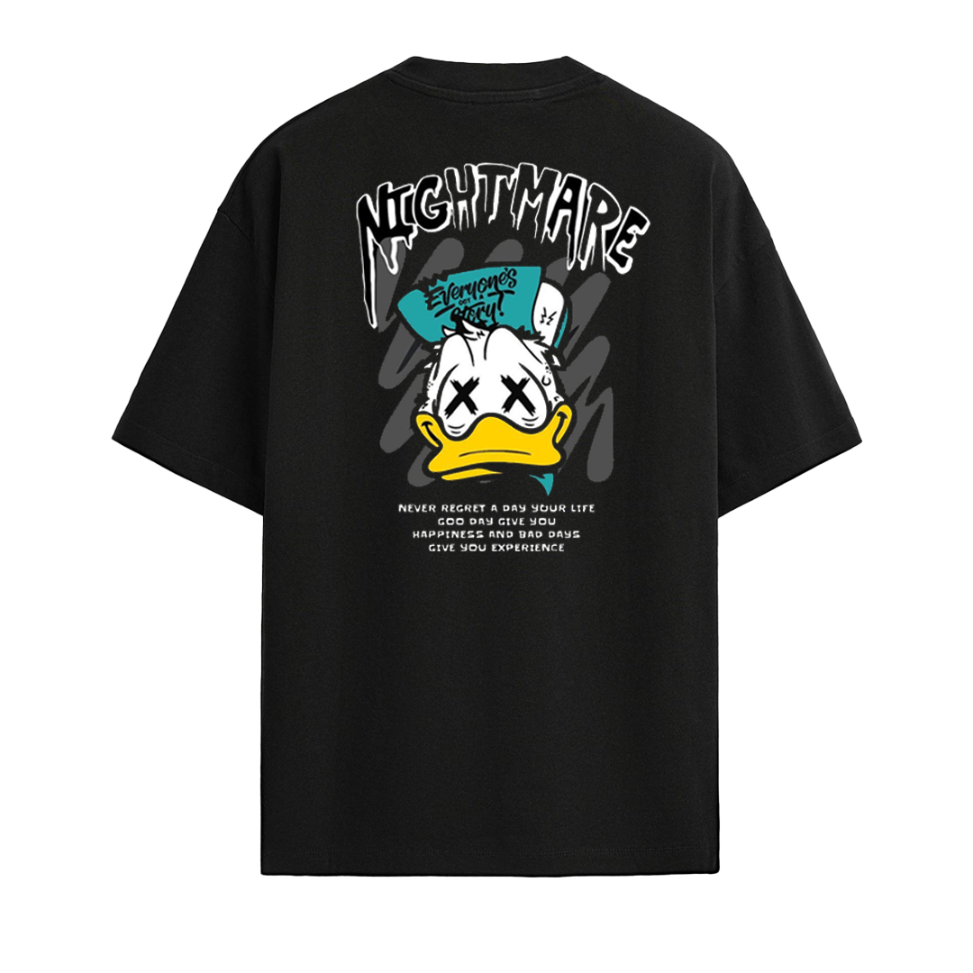 Establiss Nightmare Oversized Black T-shirt