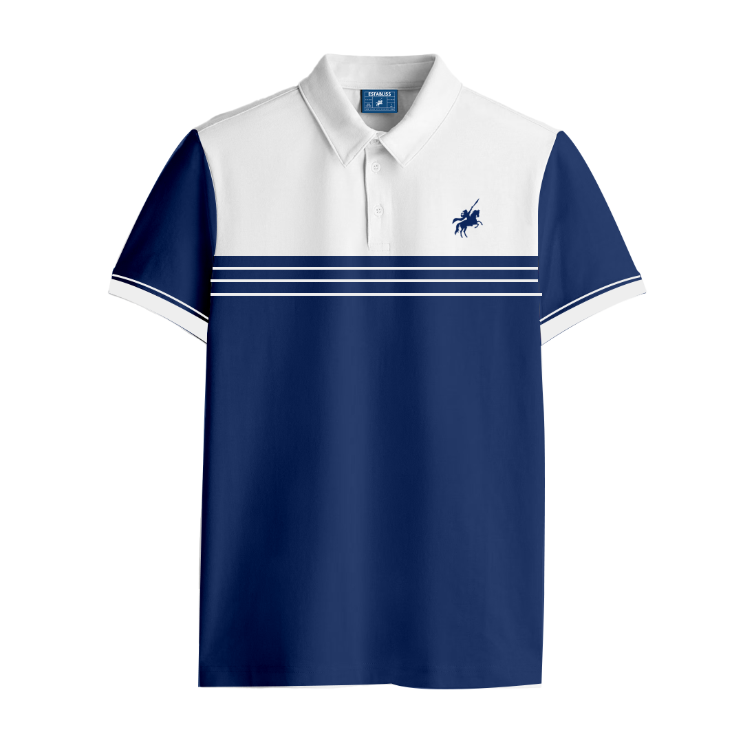 Establiss White-Navy Polo