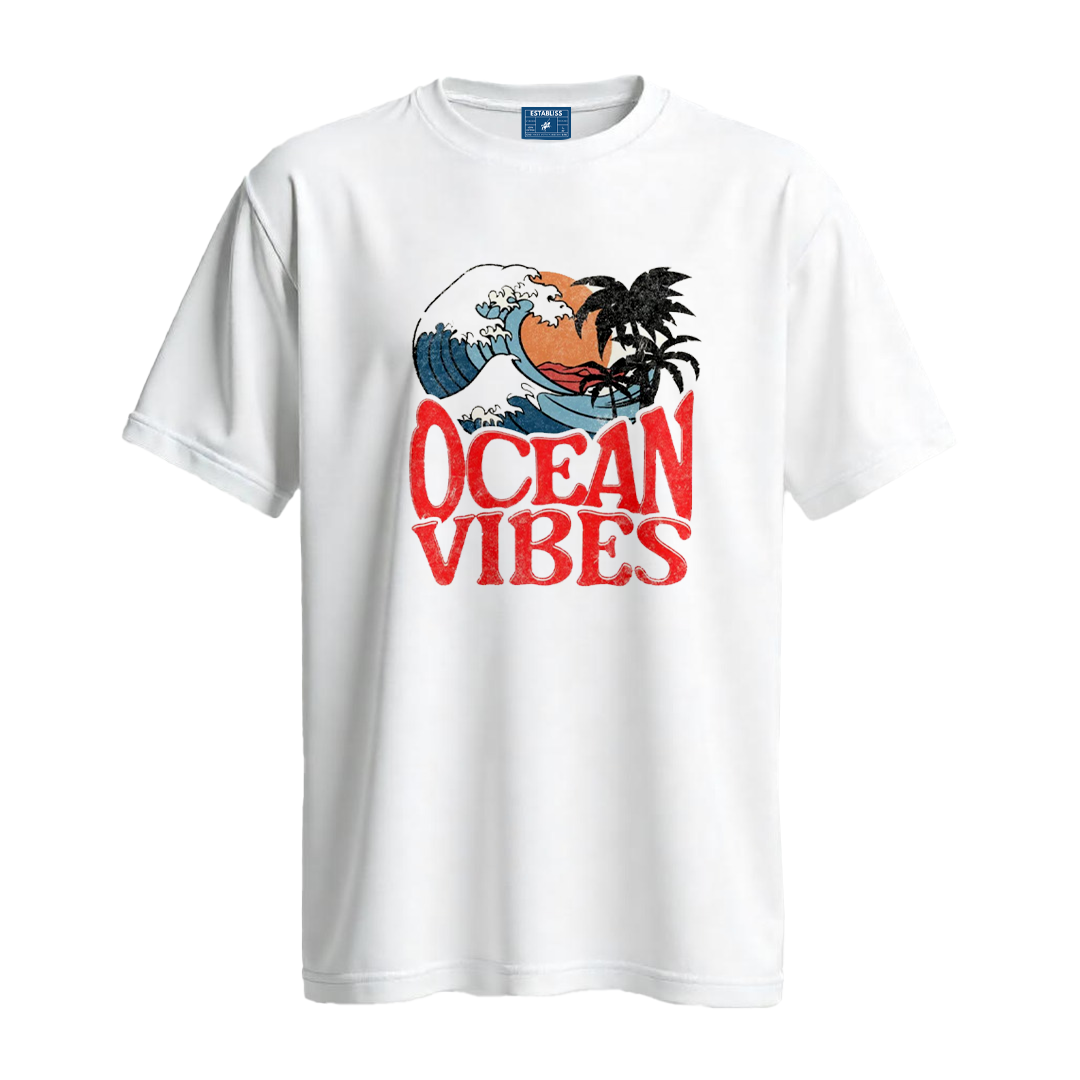 Establiss Ocean Vibe T-shirt – Premium Ocean Inspired Streetwear Graphic Tee