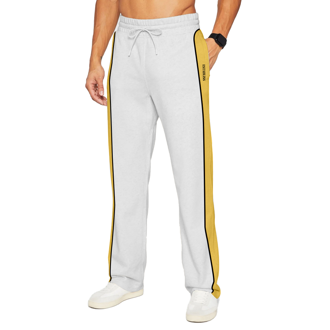 Establiss White-Yellow Polo & Lower set