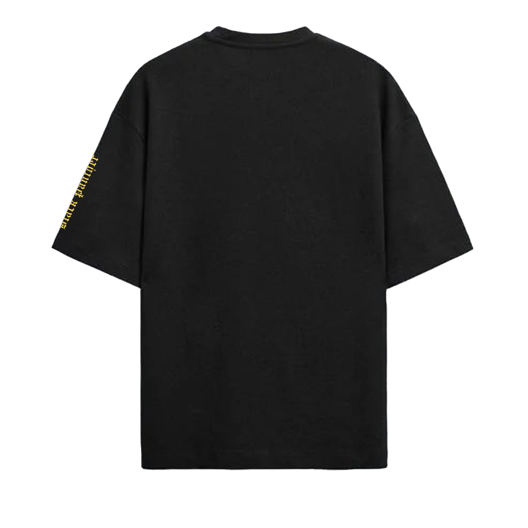 Establiss Oversized Fearless Black T-Shirt | Premium Streetwear & Graphic Tee
