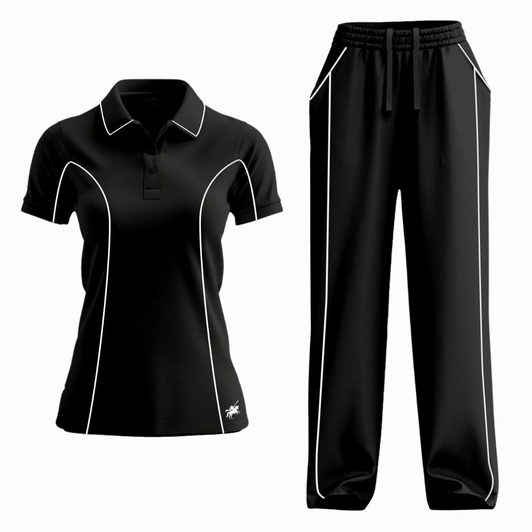 Establiss Women's Black Polo