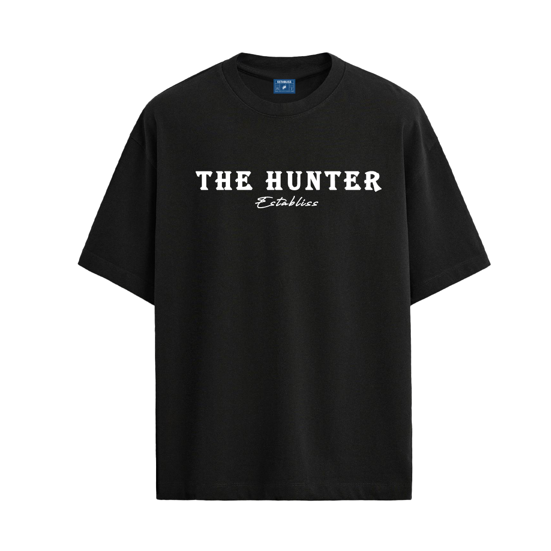 Establiss Wolf Oversized Black T-shirt