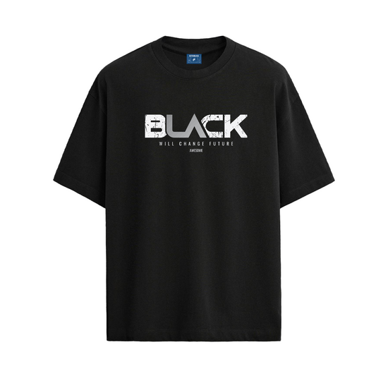Establiss Black Oversized T-shirt