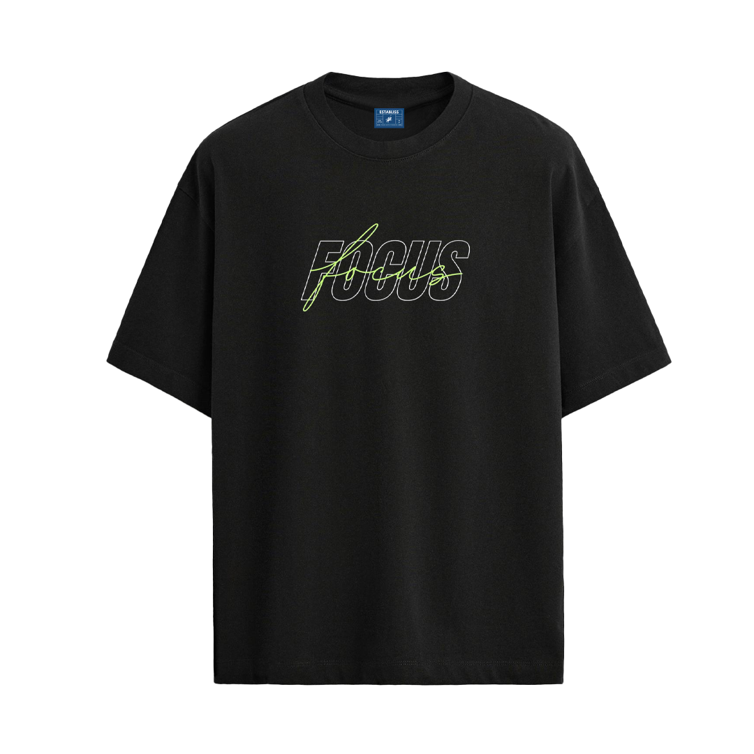 Establiss Focus Oversized T-Shirt | Premium Streetwear & Graphic Tee