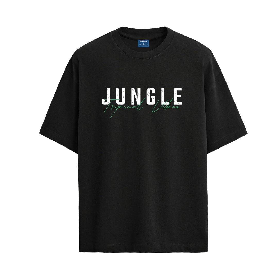 Establiss Jungle Oversized T-Shirt | Premium Streetwear & Graphic TeeNature-inspired t-shirt  Establiss streetwear