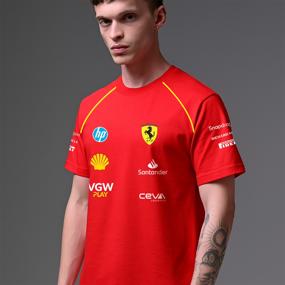 Establiss Ferrari T-shirt – Premium Supercar Inspired Streetwear