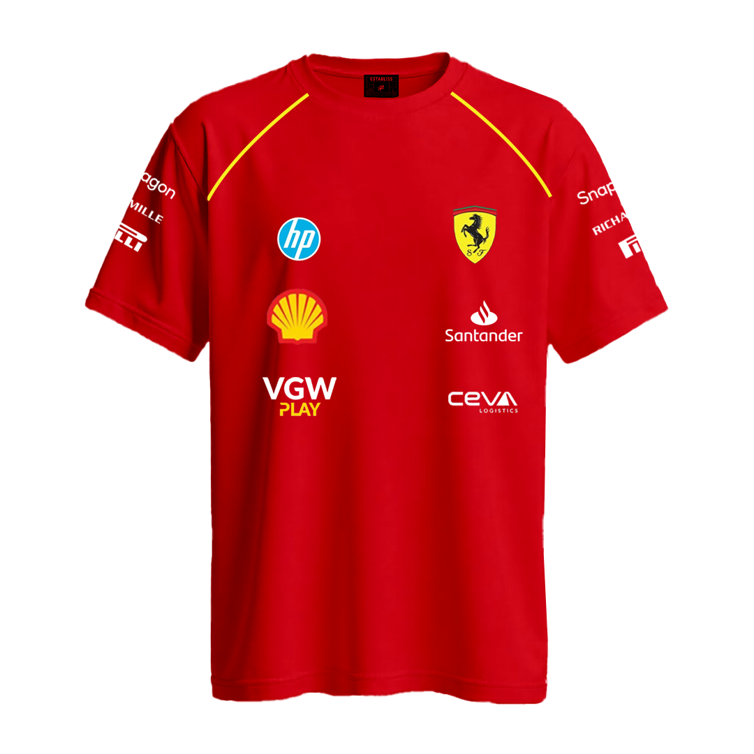Establiss Ferrari T-shirt – Premium Supercar Inspired Streetwear