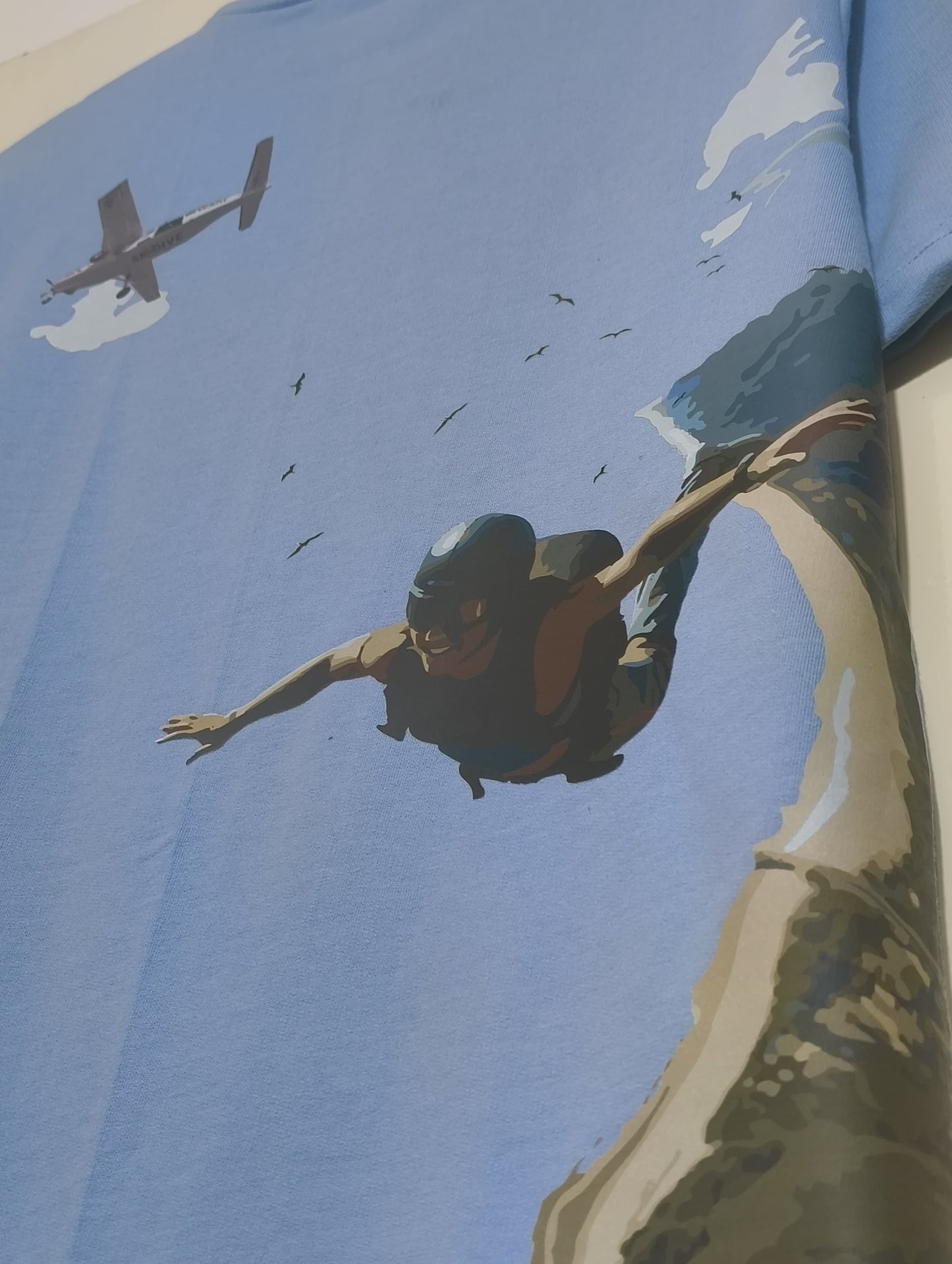 Establiss Sky Diving T-shirt – Premium Adventure Sports Inspired Streetwear