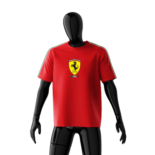 Establiss Ferrari Red T-Shirt | Premium Luxury Sports Car Streetwear