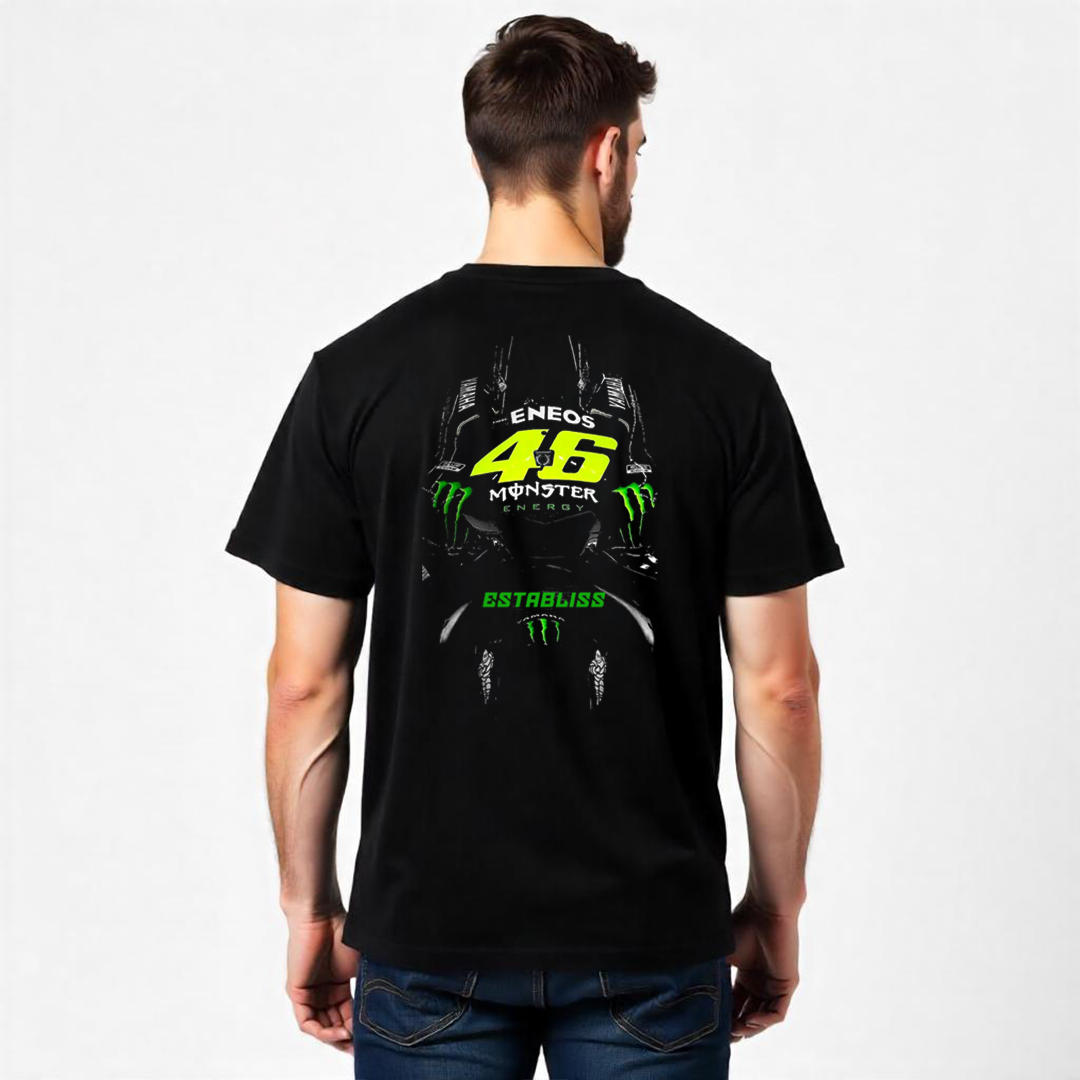 Establiss Monster Rossi 46 Black T-Shirt