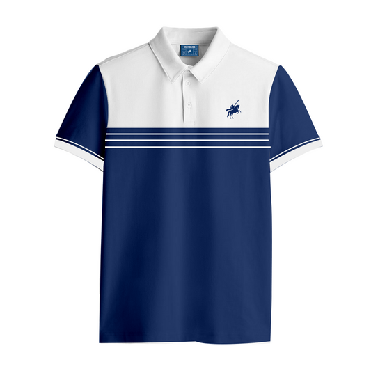 Establiss White-Navy Polo