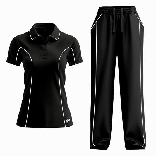 Establiss Women's Black Polo